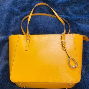 Lauren Ralph Lauren handbag - yellow / marigold